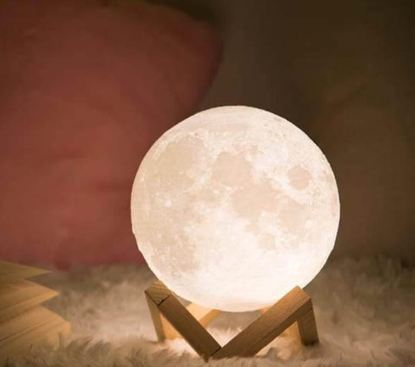 Lua Luminária 3D